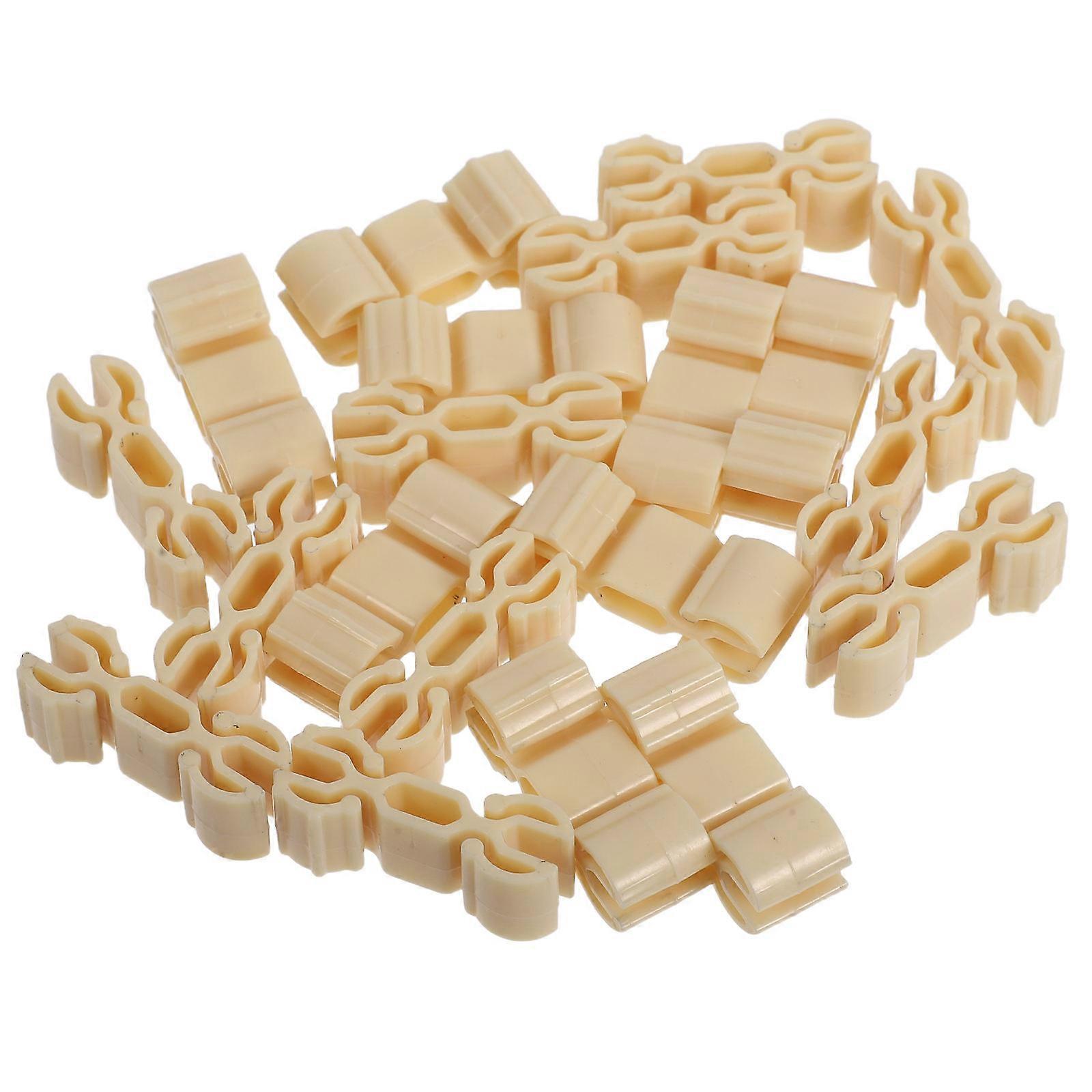 Plastic Railway Securing Clips Train Track Accessories for Kids 20Pcs Set