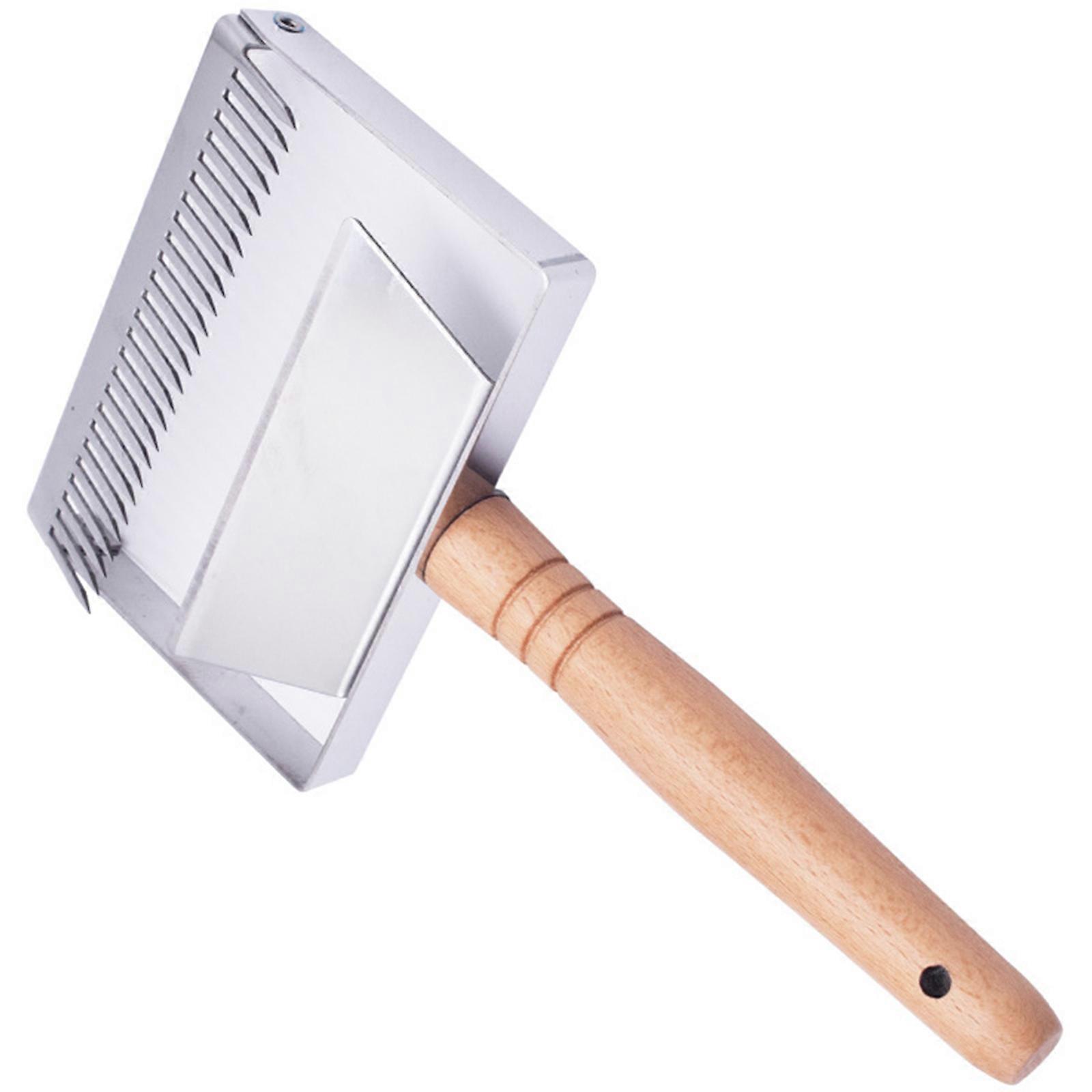 Stainless Steel Beekeeping Uncapping Cutter Slider Fork Bees Hives Tools Honeycomb Scraper For Beekeeper Suppiles Multicolor