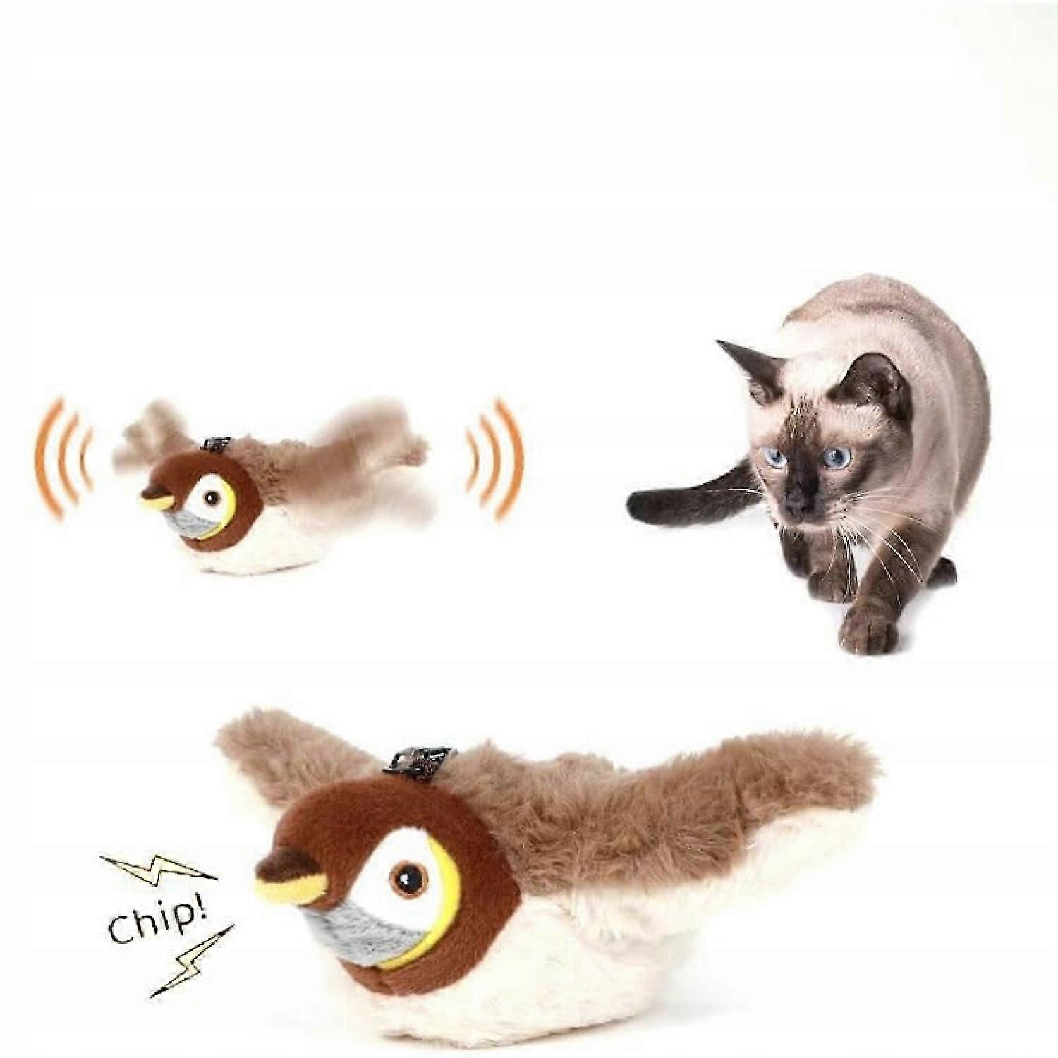 INTERACTIVE CAT TOYS Electronic Plush Sound Toy