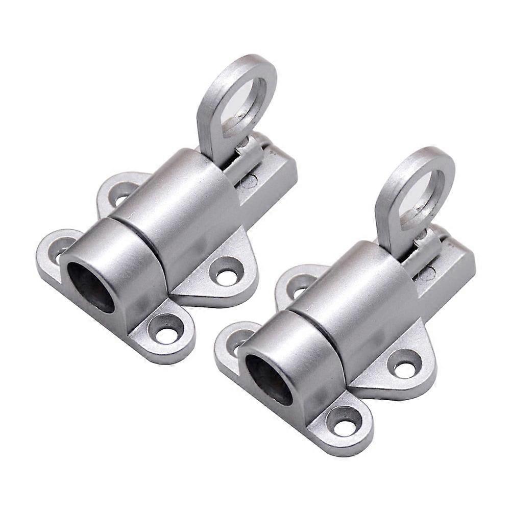 Solid aluminum alloy spring latch push-pull casement lock