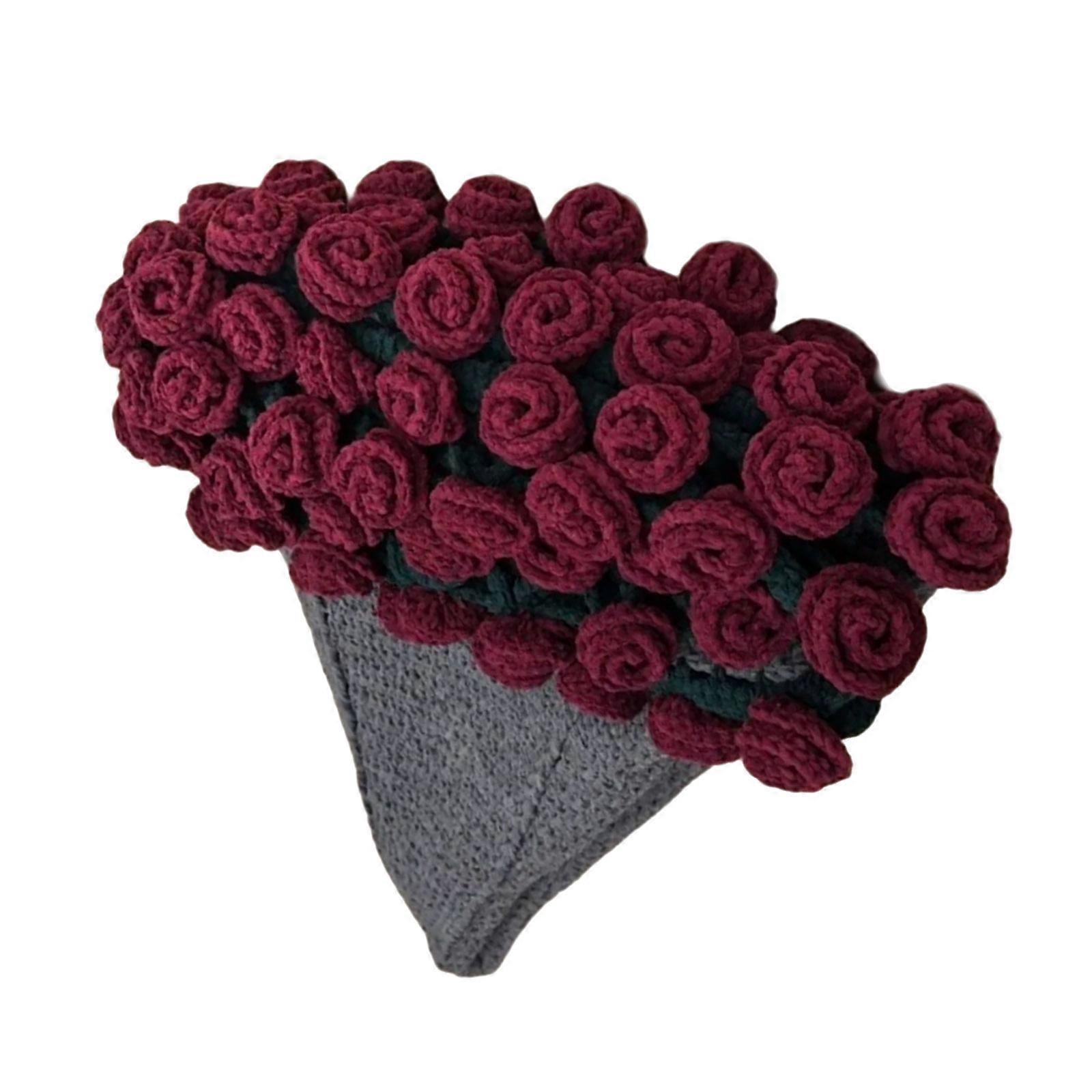 Sada háčkovaných dek pro začátečníky s video tutoriálem, ručně háčkované deky s pletacím nástrojem, vícebarevná