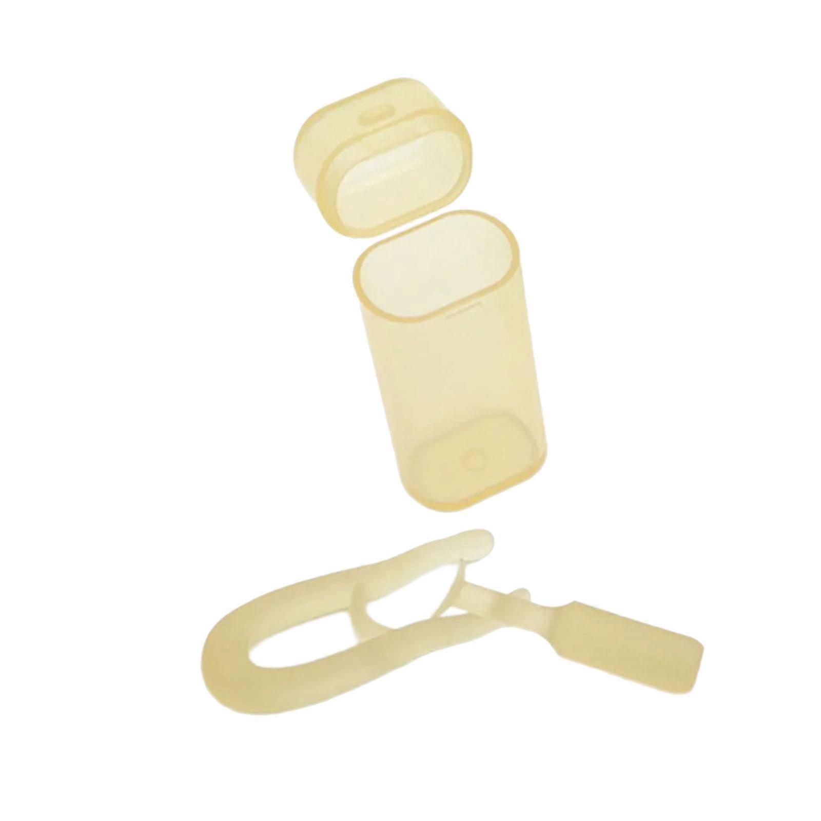 Beginner Friendly Contact Lenses Application Tool Silicone Contact Lenses Applicator For Delicate Eyes Portable Design  Yellow