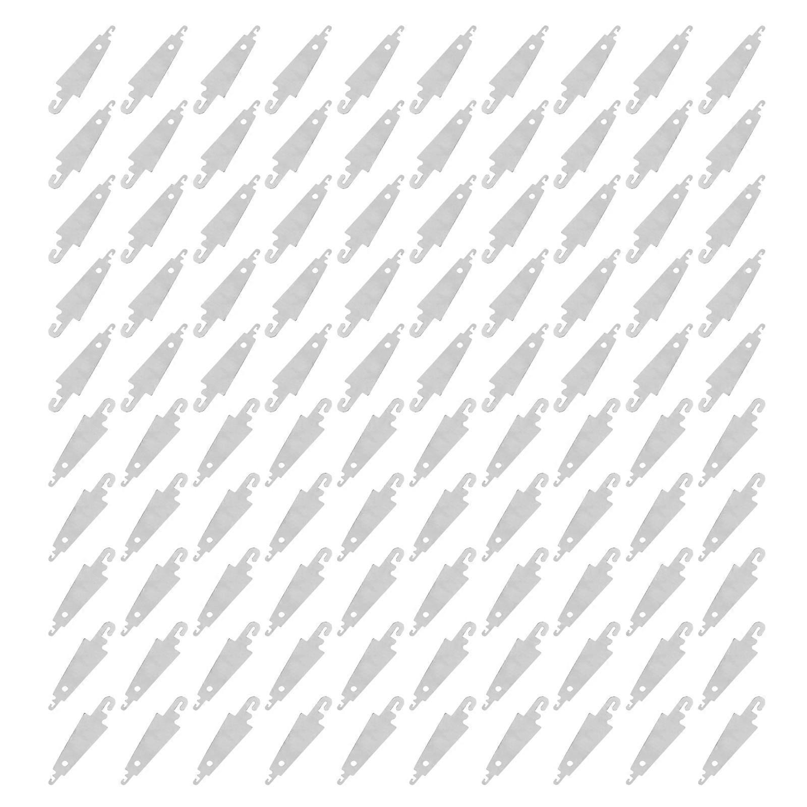 100 Pieces Stainless Steel Needle Threader Practical Needle Threader for Hand Sewing Needle Threader Tool Knitting Multicolor