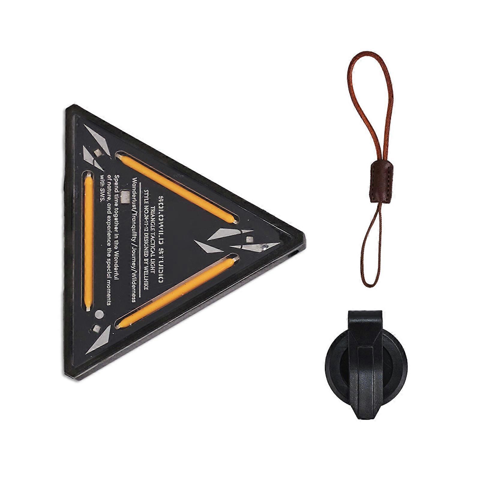 High Brightness LED Triangles Lamp Magnetic Camp Light Multifunction LED Lamp for Outdoor Activity Multicolor