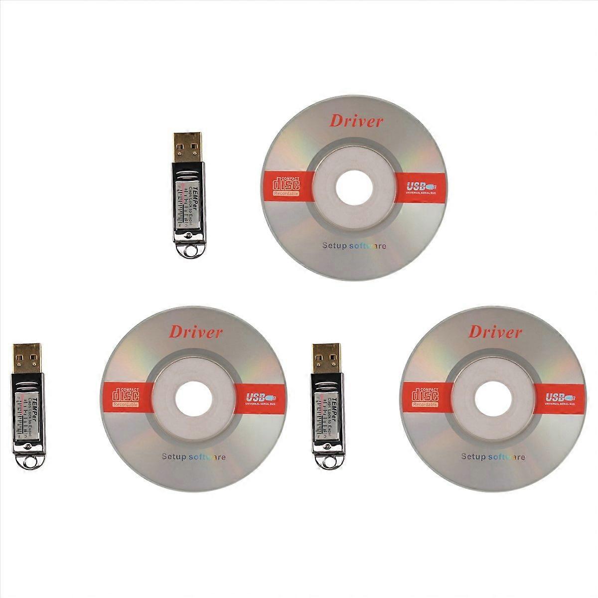 3X Usb Thermometer Temperature Sensor Data Logger Recorder for Pc Xp Vista/7