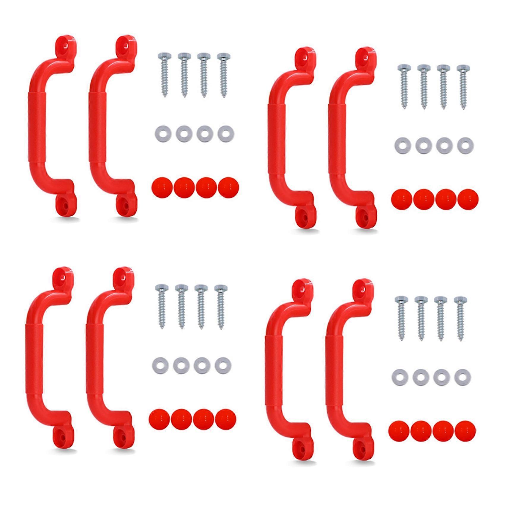 4 Pair Children Playground Nonslip Handle Mounting Hardware Kits Climbing Frame Stair Handrail Swing