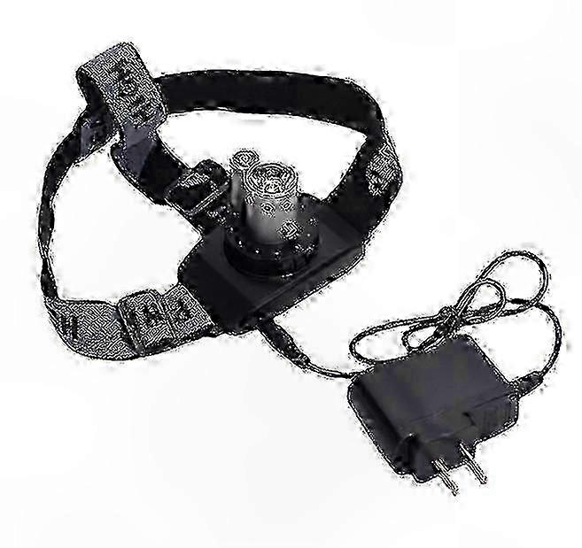 Rechargeable LED Headlamp with Laser Pointer for Outdoor Activities and Night Vision