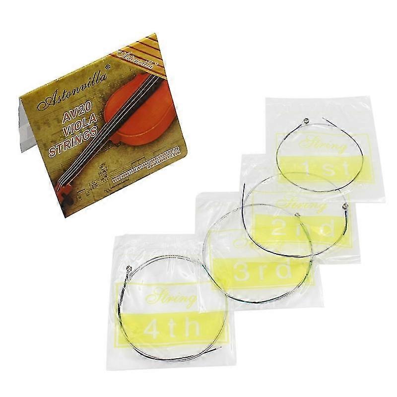 Steel Wound Musical Instrument Part Viola Strings Replacement with Steel Core