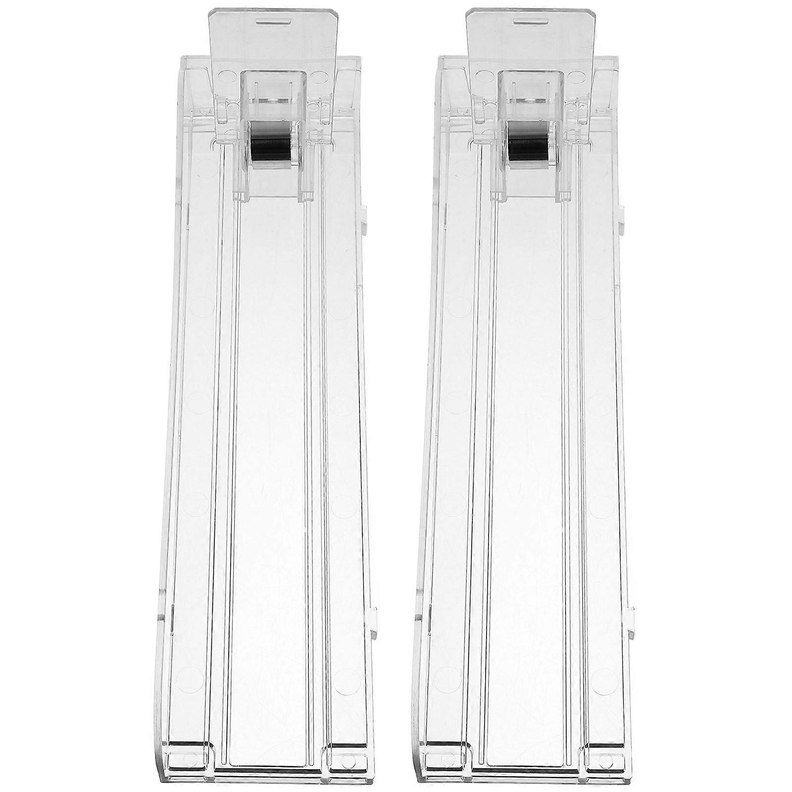 Auto-Push Showcase for Storage Transparent Plastic Display Case 6Pcs