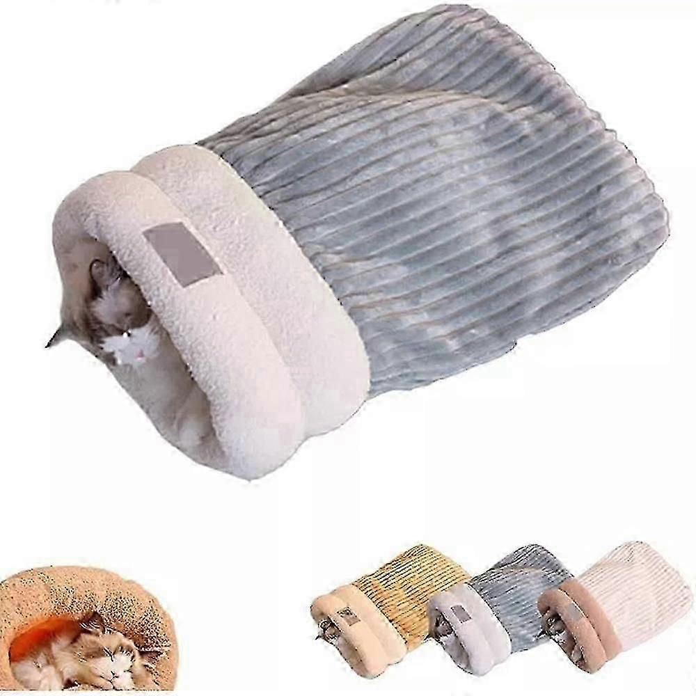 Vintersovepose for katter, 2024 Beste kattesovepose for innekatter, myk plysj