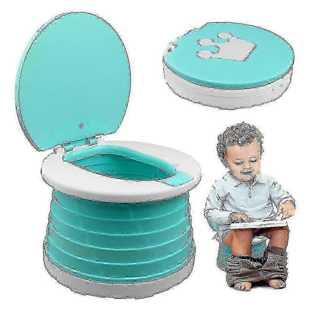 Portable Potty Seat for Children Foldable Toilet with Secure Lock