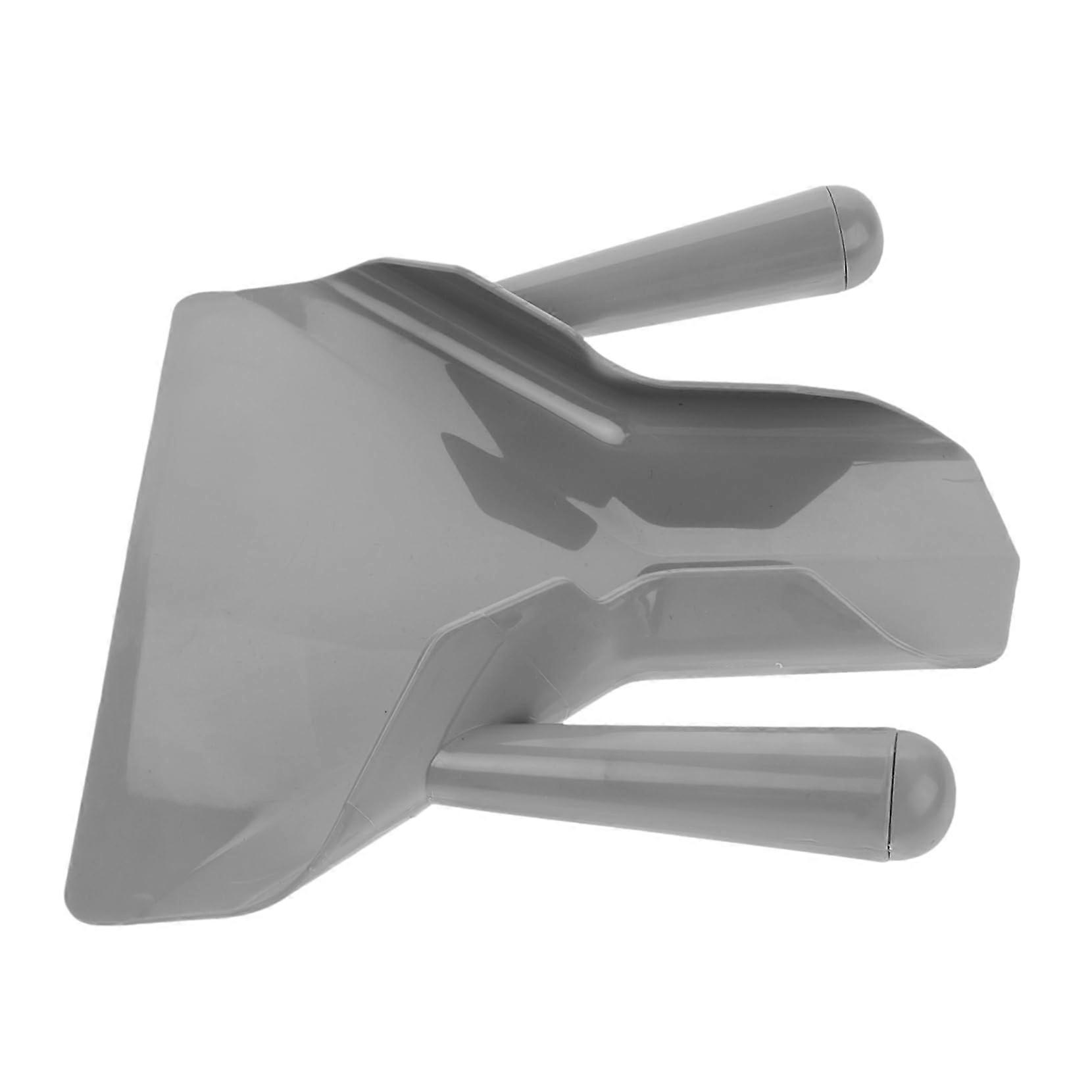 Plastic Popcorn Scoop with Handle Lightweight Durable Design for Snacks French Fries and Ice Cubes
