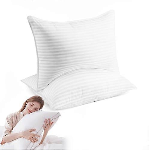 Queen Size Cooling Pillow with Ergonomic Neck Support, Breathable Hypoallergenic for All Sleepers
