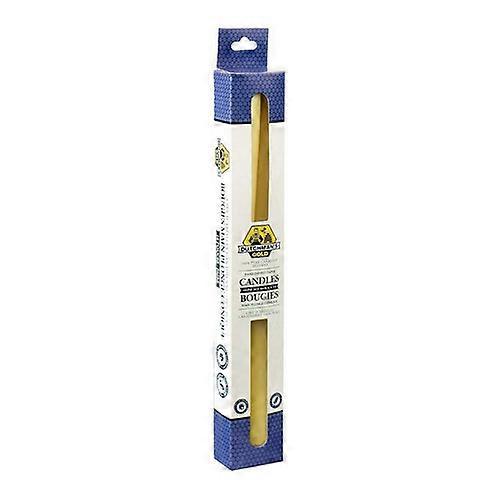 Dutchmans Gold Inc. Beeswax Candles 10 Inches Taper, 2 Pack