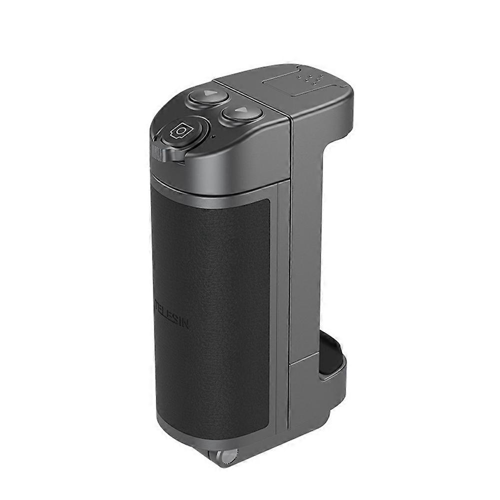 TELESIN Versatile Selfie Grip Phone Camera Grip Built in Extendable Selfie Stick with Detachable Remote Shutter Cold Shoe