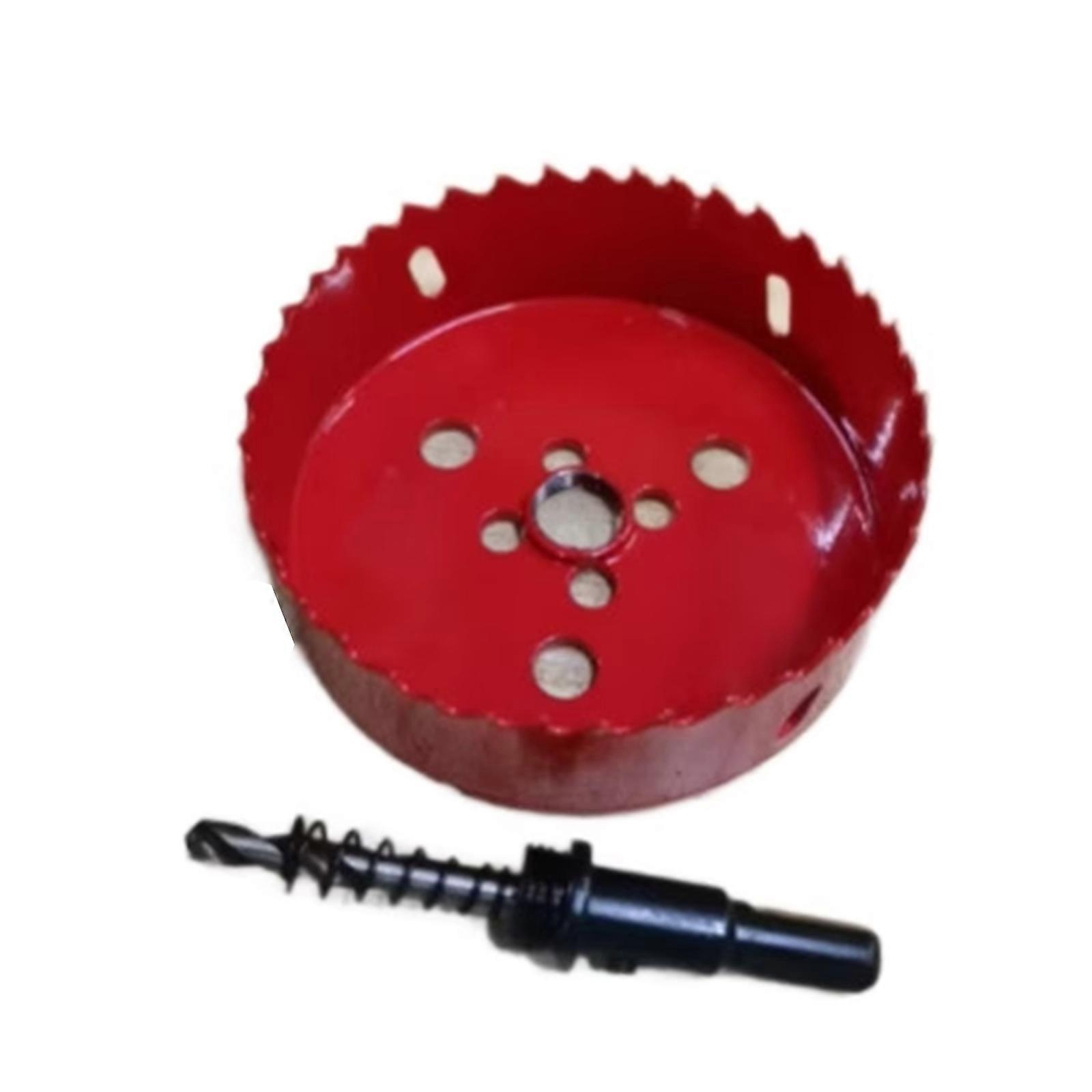 High Speed Steel Bi Metal Hole Cutter Kit for Efficient Drilling in Wood Plastic UPVC Plasterboard and Thin Metal Sheets Multicolor