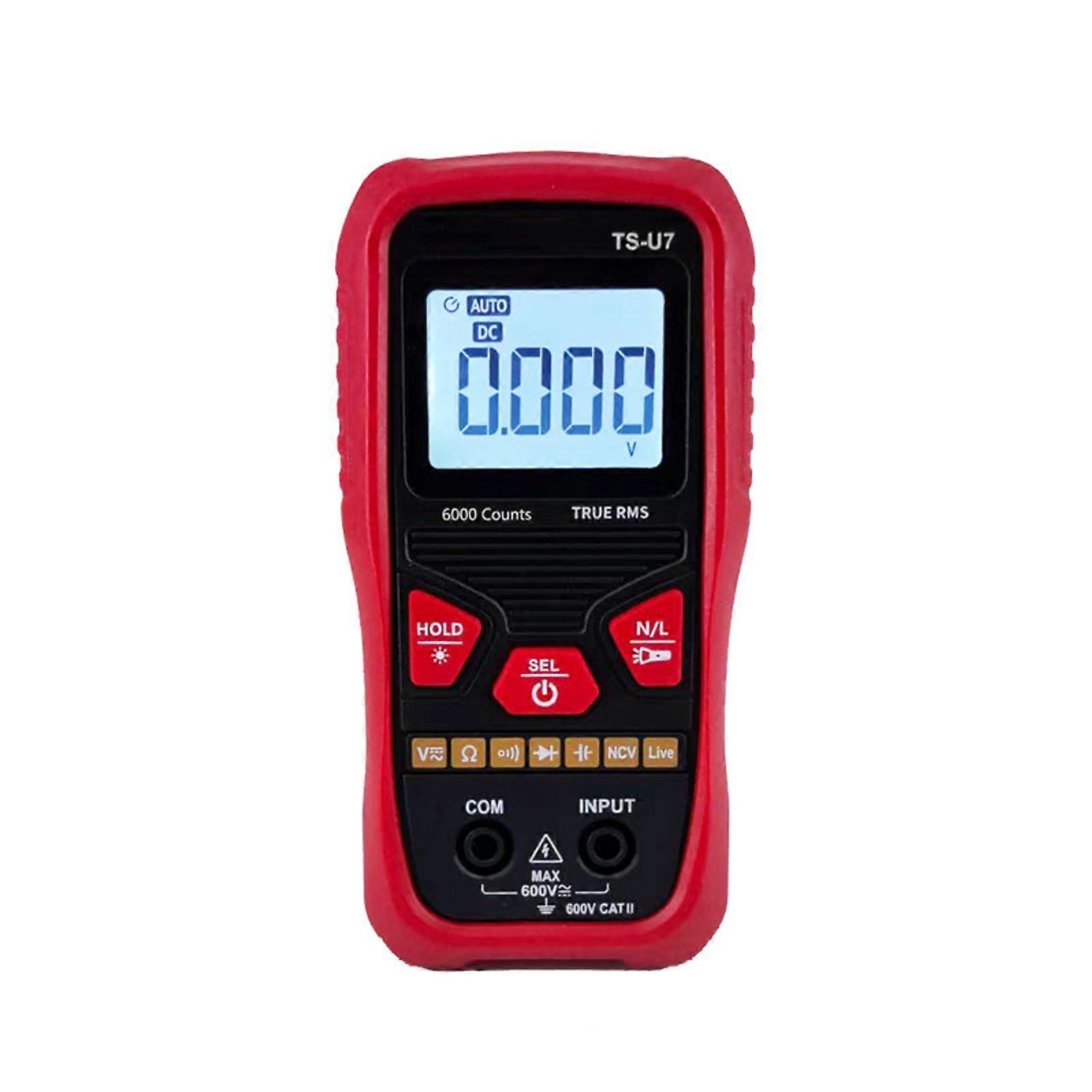 Digital Multimeter and Analyzers Voltmeter Ohmmeter Auto Ranging Tester Voltages Current Resistance Multicolor