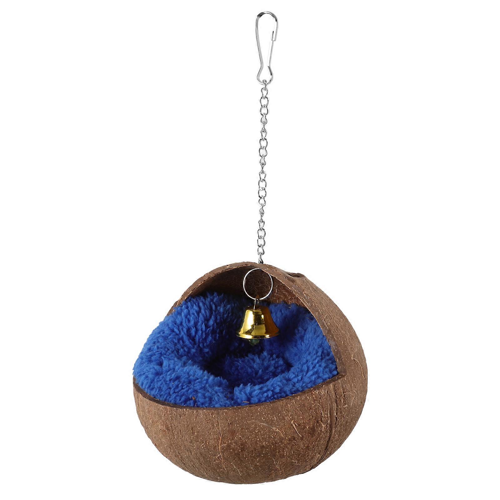 Natural Coconuts Shell Bird Nest Designed for Hanging Use 1Set for Birds