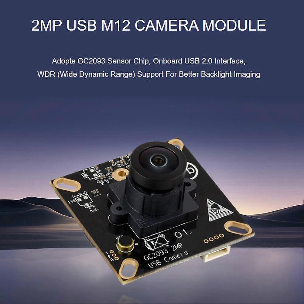 GC2093 2MP USB Camera Module USB2.0 Output Fixed Focus 81dB Linear Mode 105dB HDR Mode Onboard Microphone