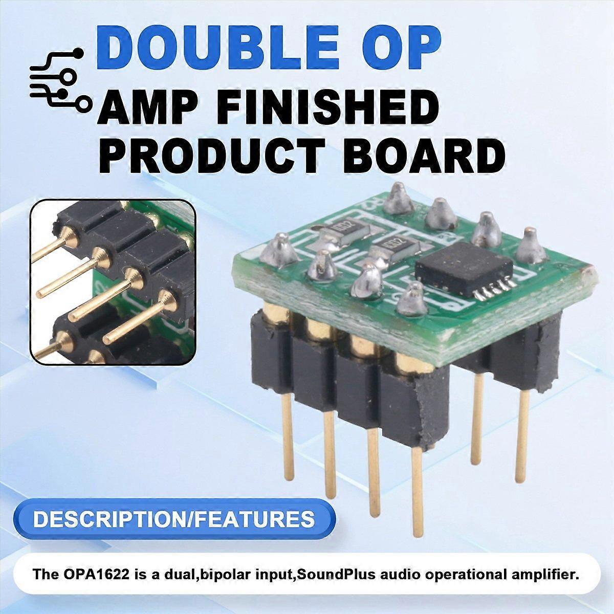 Dip8 Double Op Amp Finished Board High Current Output Low Distortion