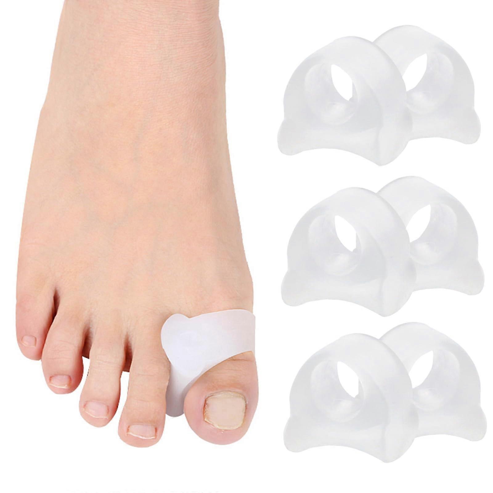 12pcs Gel Toe Spacers and Toe Separators for Bunions Pain Relief and Alignment, Soft SEBS