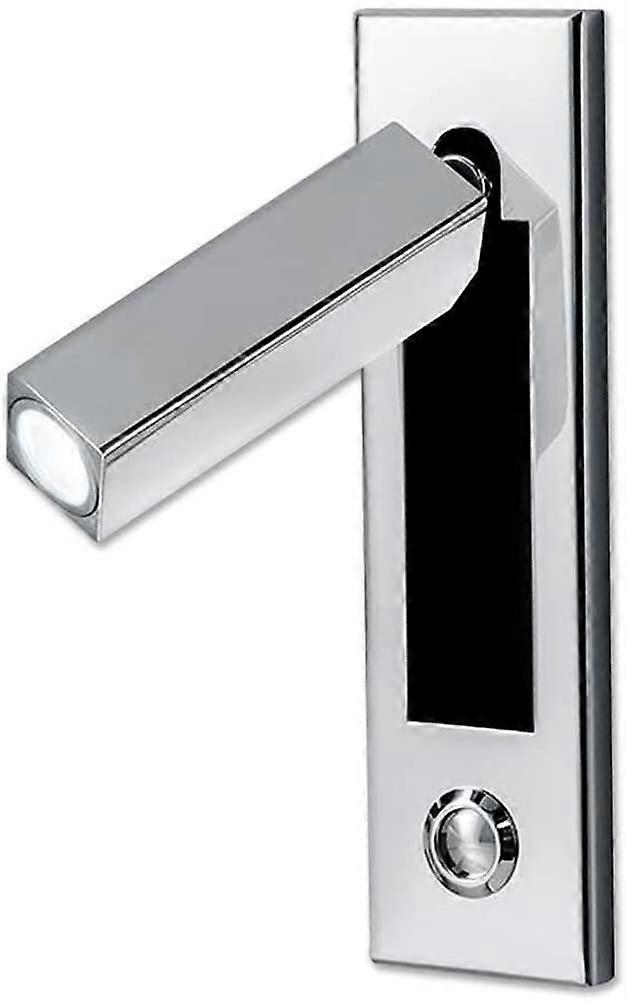 LED Wall Reading Light 360° Rotatable 90° Foldable EyeFriendly Adjustable Bedside Lamp