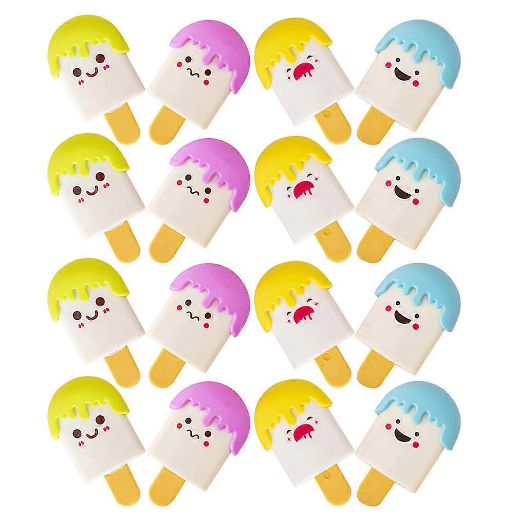 Multi-Function Ice Cream Erasers for Home Use 36Pcs Portable Mini Erasers