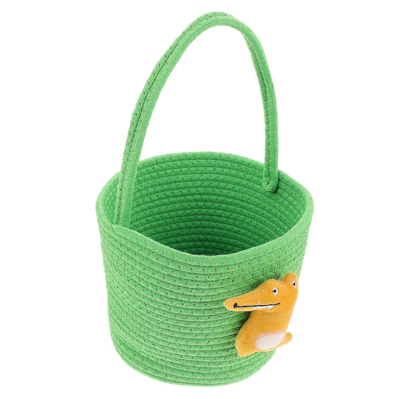 Rope Woven Basket for Baby Shower Candy Storage