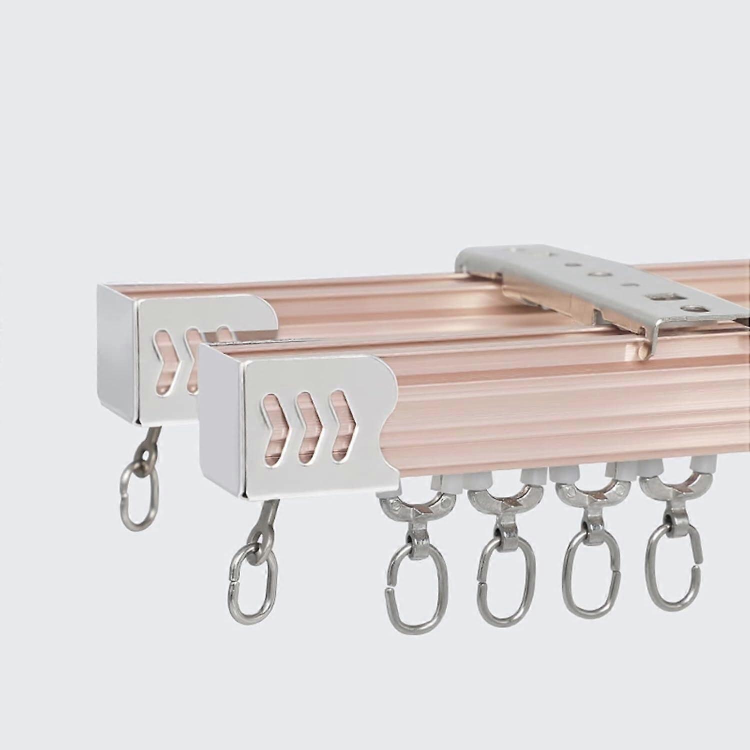 Heavy Duty Aluminum Ceiling Curtain Track Kit with Smooth Glide for Room Divider Privacy 4M