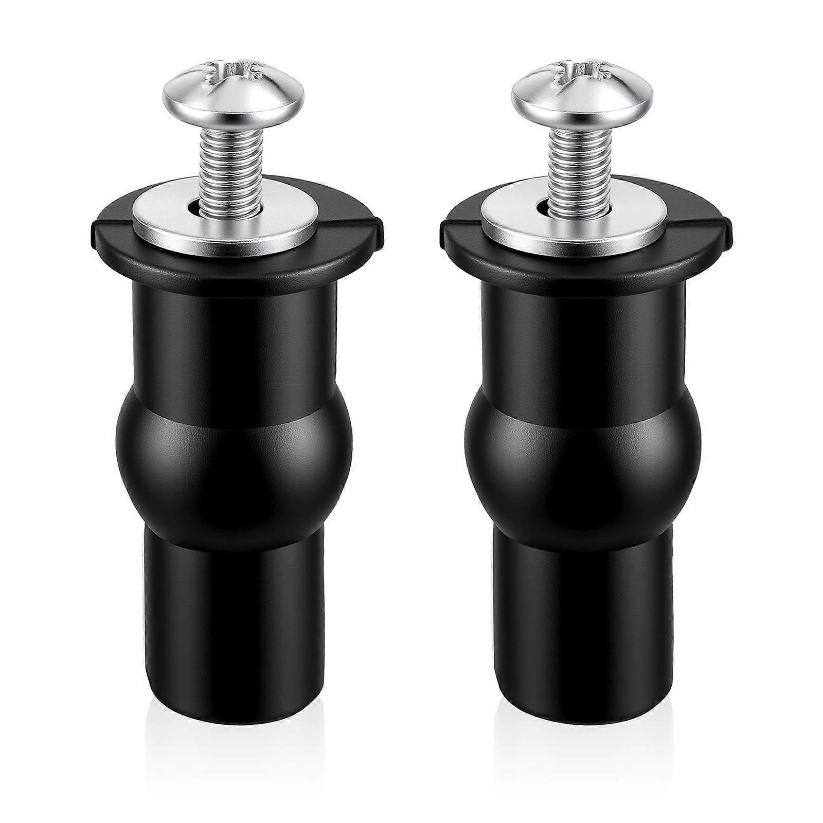 2PCS Universal Stainless Steel Toilet Seat Bolts and Nuts, Rustproof  Mount Fixing Hardware Kit