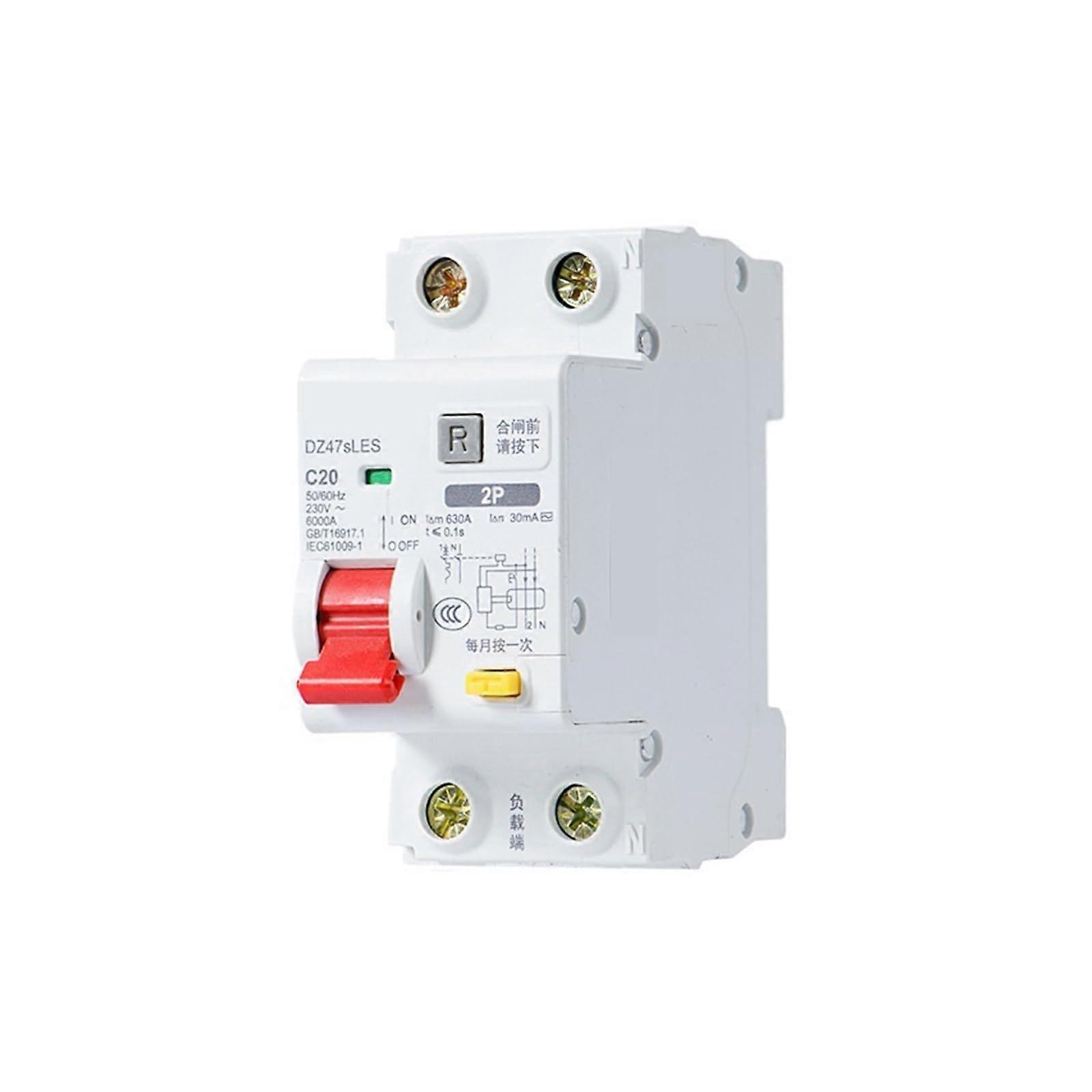 Small Circuit Breaker with Leakage Protection 3P+N 63A for Electrical Safety and Overload Safety