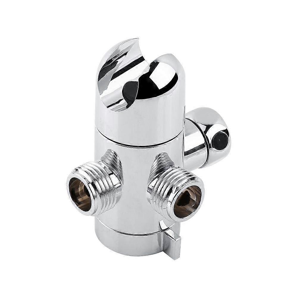 3 Way Shower Head Diverter Valve with Adjustable Handheld Holder, Universal Arm Mount