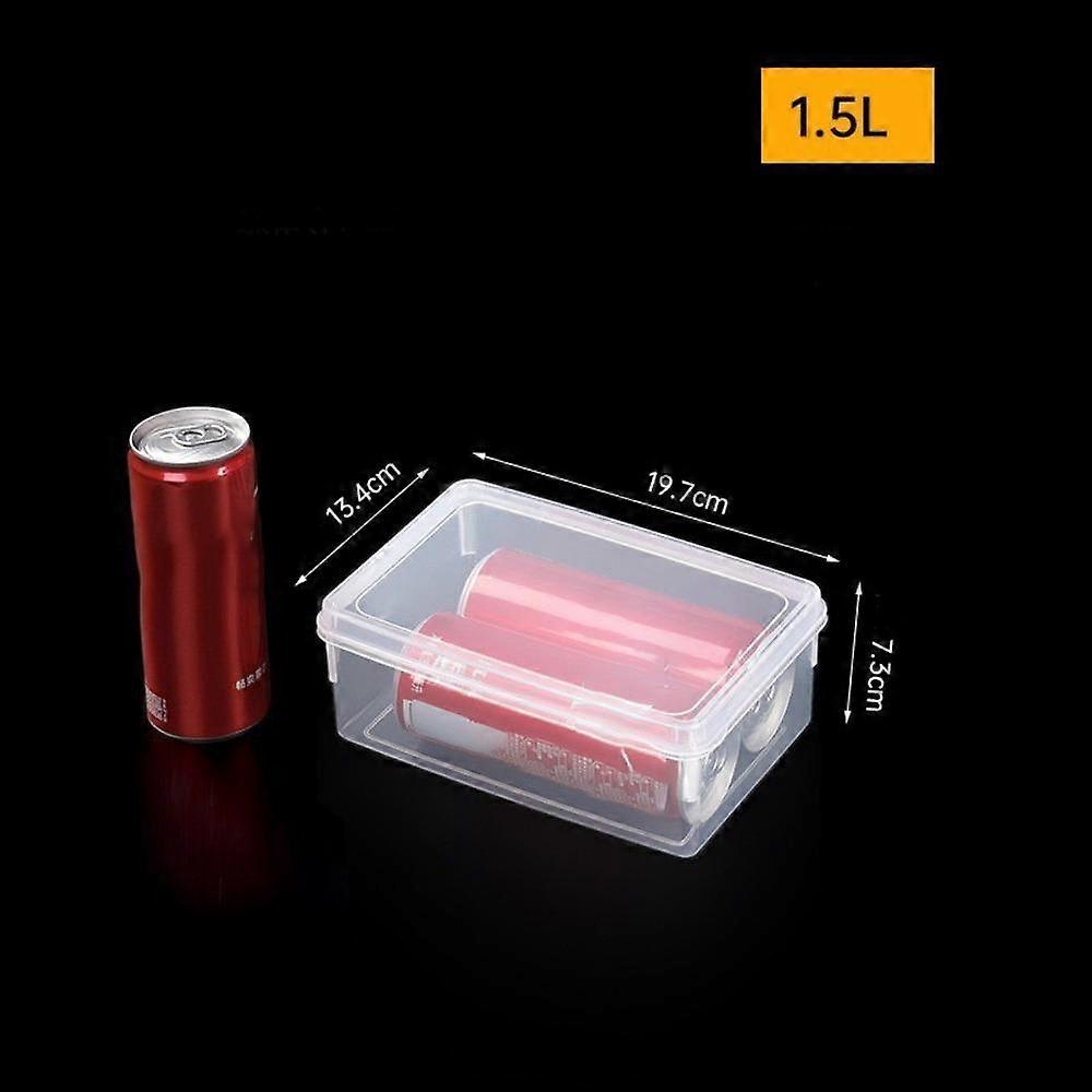 Multifunctional Transparent Storag Box Rectangular Food Sealed Case  Kitchen Organizer