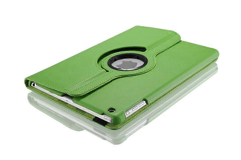 Case For Ipad Air 5/air2 6 Green Rotating Lychee Pattern Sleep Leather