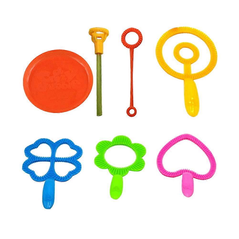 Blowing Set 7Pcs Assorted Color Bubble Blower for Children