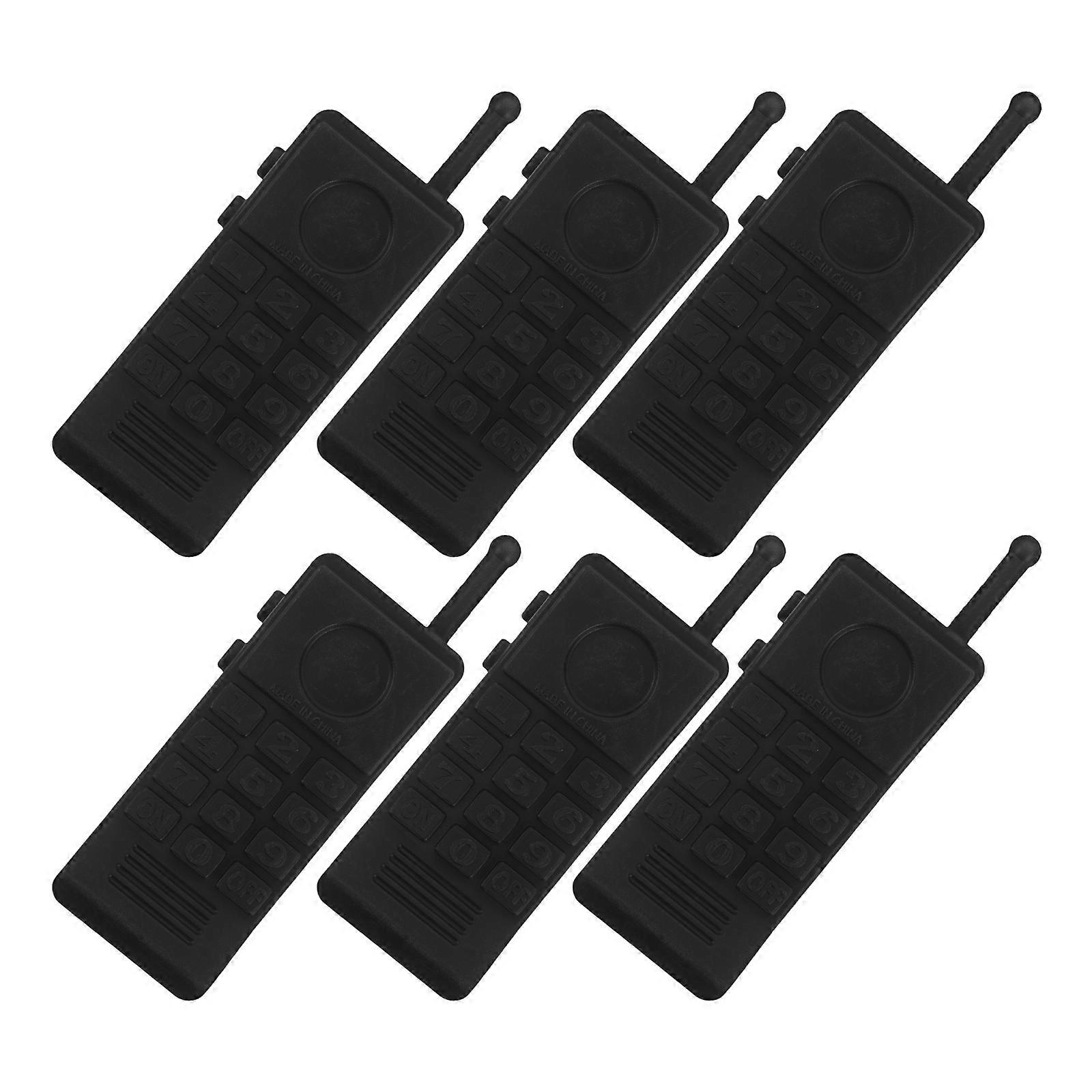 Sort model til børns rollespilssæt med 6 dele