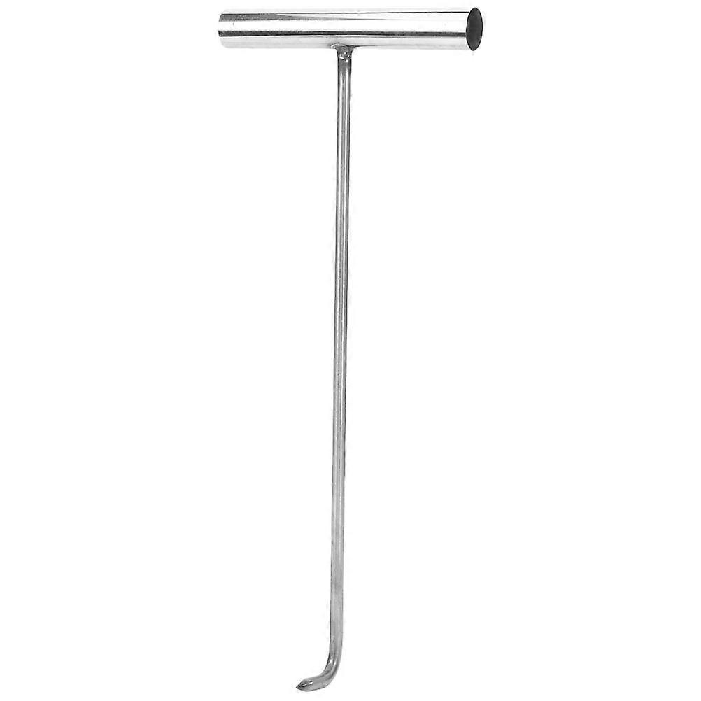 Manhole Hook Stainless Steel Lifting Hook for Home Use One Set
