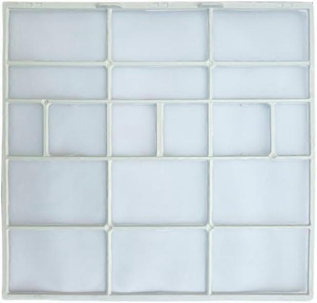 Air Conditioner Dust Filter Screen for Wall Mounted Units, Durable Plastic Mesh, Easy Install 29.5x28.5cm
