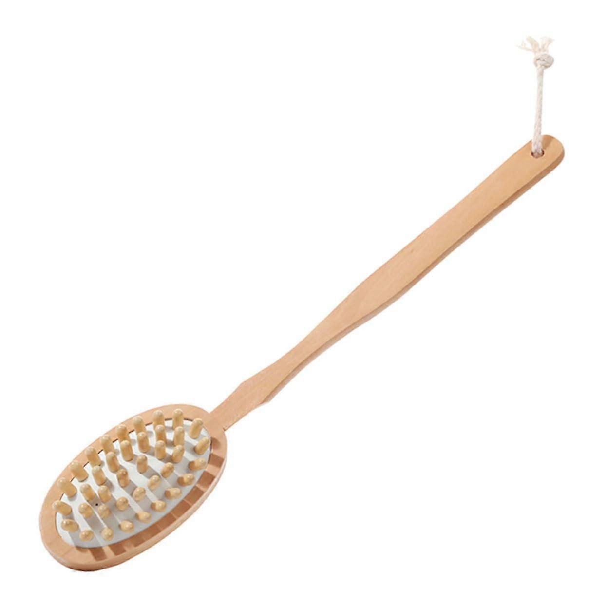 Back Scrubber with Long Handle for Shower DualSided Exfoliating Bath Brush with Ergonomic Grip