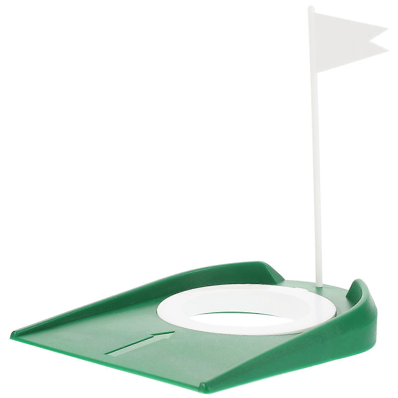 Green Plastic Golf Putting Hole Cup for Training Aid
