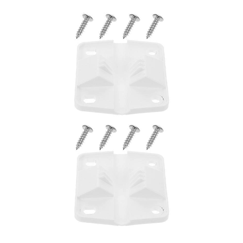 White Plastic Cooler Hinges Replacement for Cooler Repair 6Sets