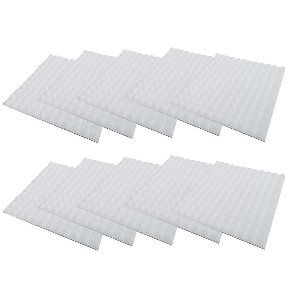10pcs Soundproof Foam Studio Acoustic Foam Sound Absorption Treatment Panel