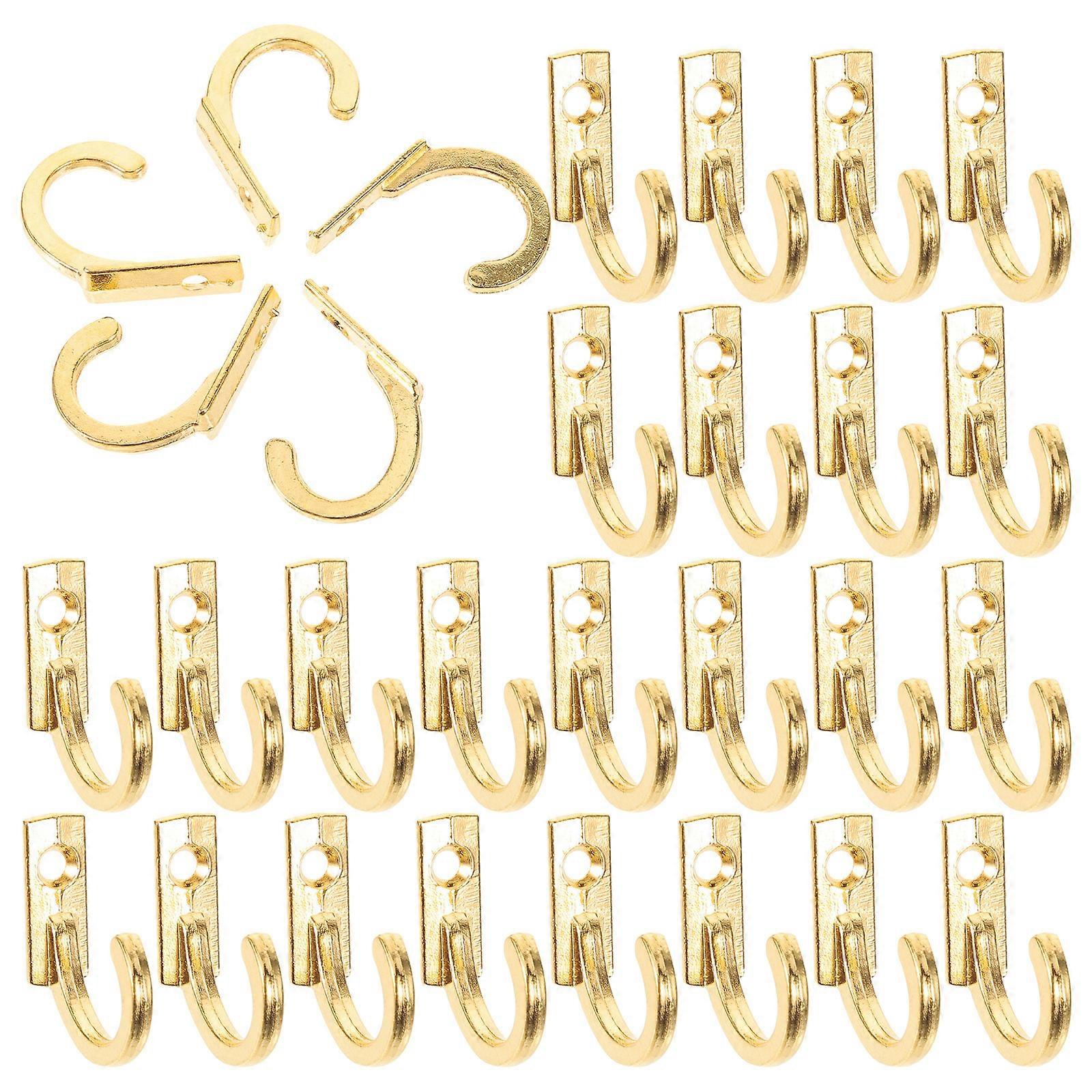 100 Pcs Clothes Hooks Antique Wall Mounted Hooks Hat Coat Hooks Bathroom Hooks