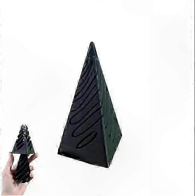 3D Pyramid Sculpture with Impossible Passthrough Design