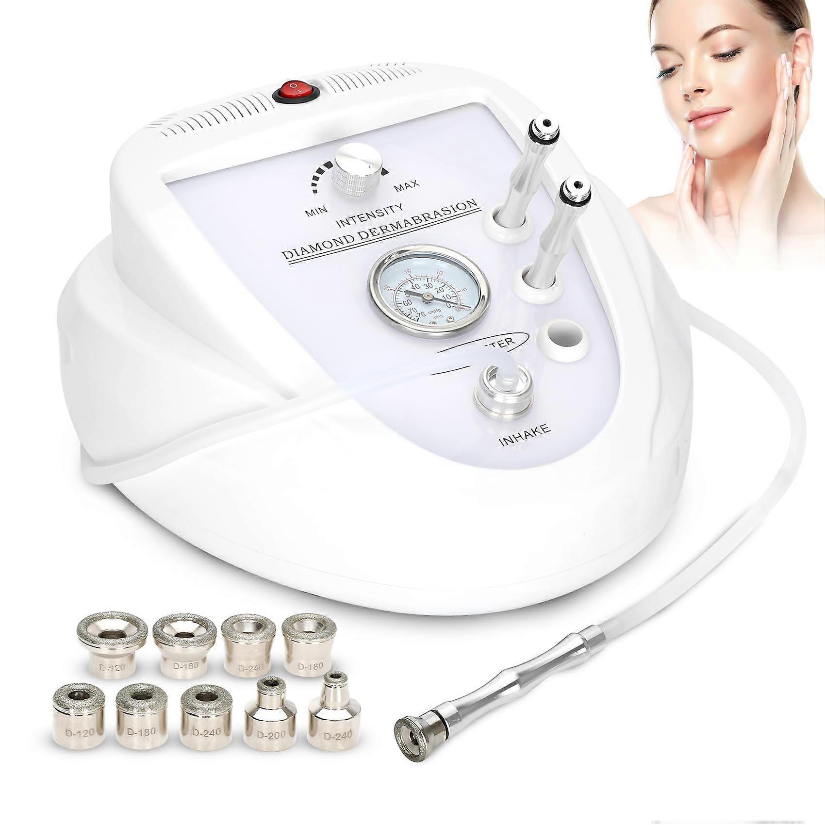 Professional Diamond Microdermabrasion Machine with Adjustable Suction for Face and Body Use