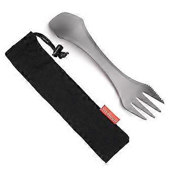 2025 Titanium Spork Camping Cutlery Lightweight Durable Portable Multi-Tool for Outdoor Hiking Travel Eco-Friendly and Rust-Resistant Design