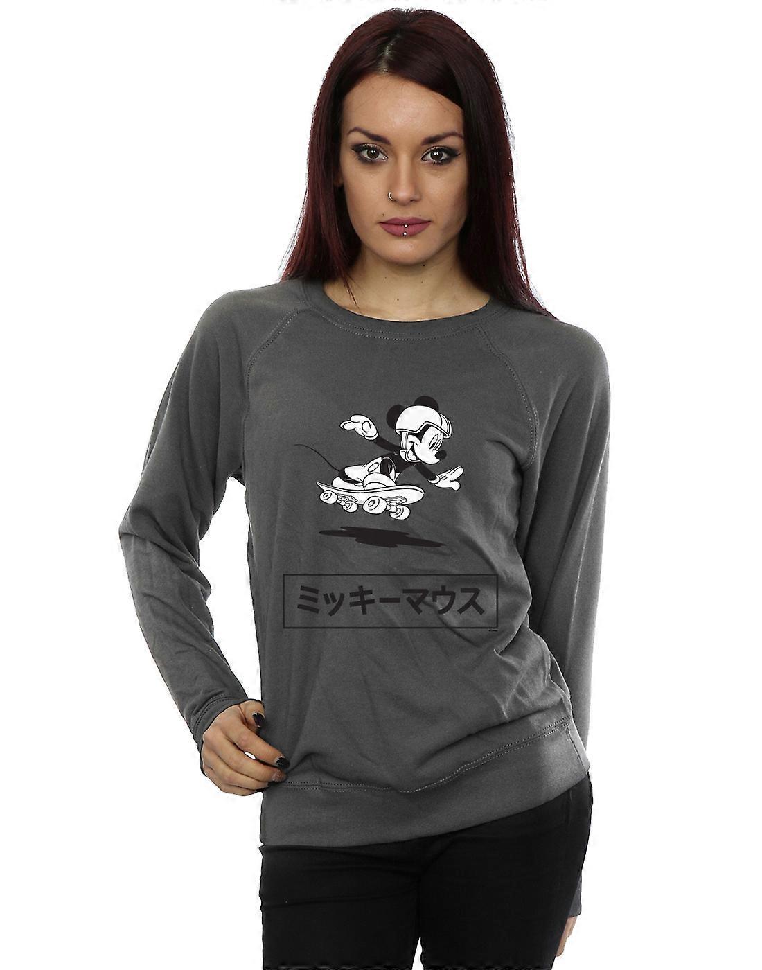 Disney Women's Mickey Mouse Skating Sweatshirt