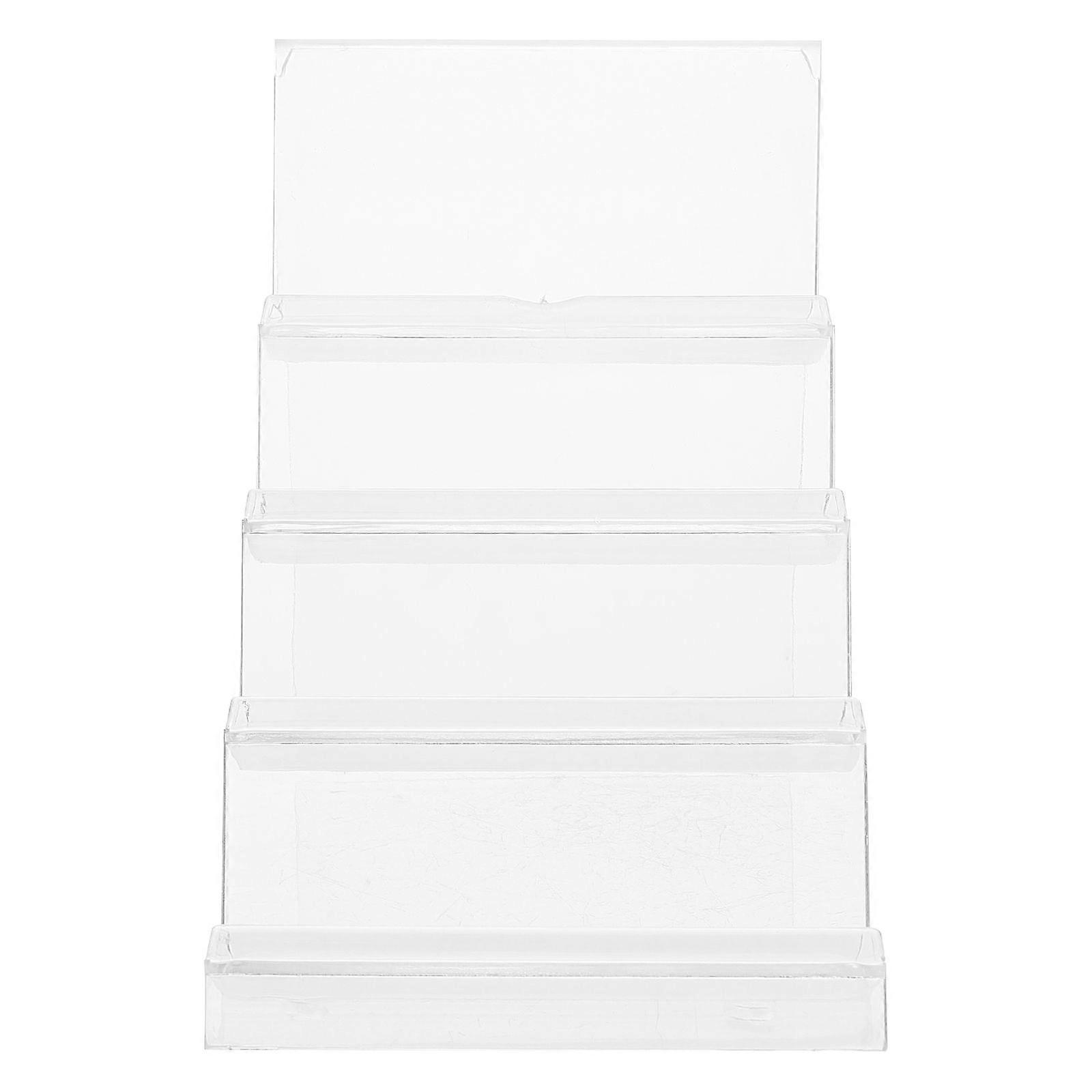 Multifunctional 4-layer Storage Display Rack Wallet Displaying Bracket for Shop Use