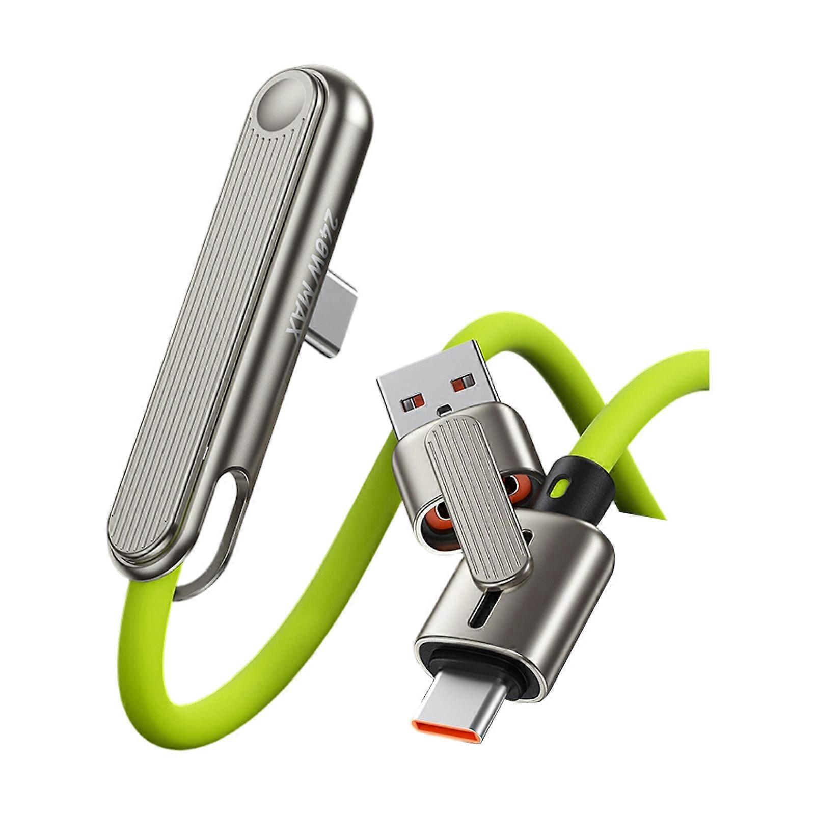 240W Fast Charging Foldable Mobile Phone Holder Data Cable Multi Angled Adjustment Data Wire Type C to Type C Adapter  1