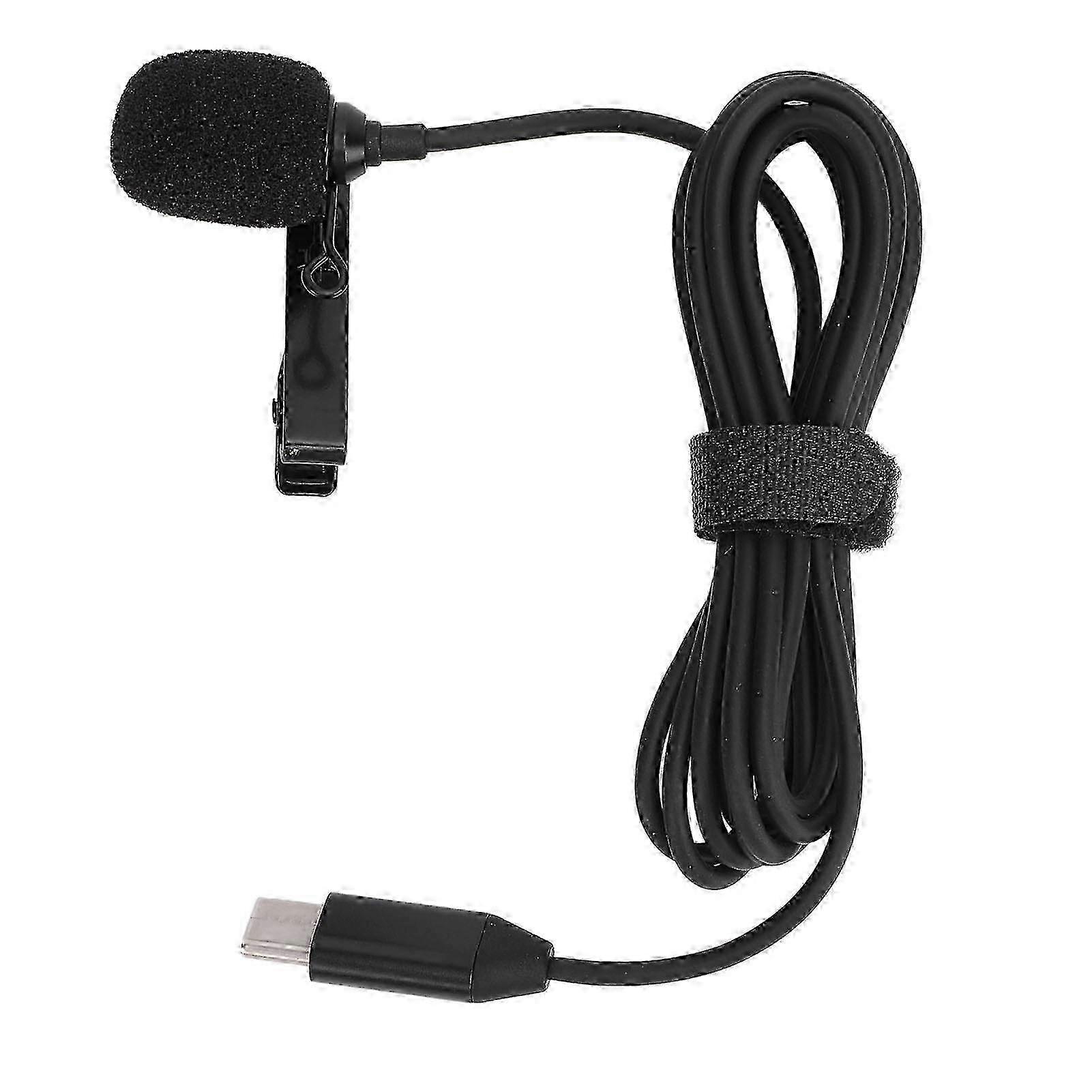 Lavalier Microphone for Ace Pro Omnidirectional Type C Clip On Lapel Mic for